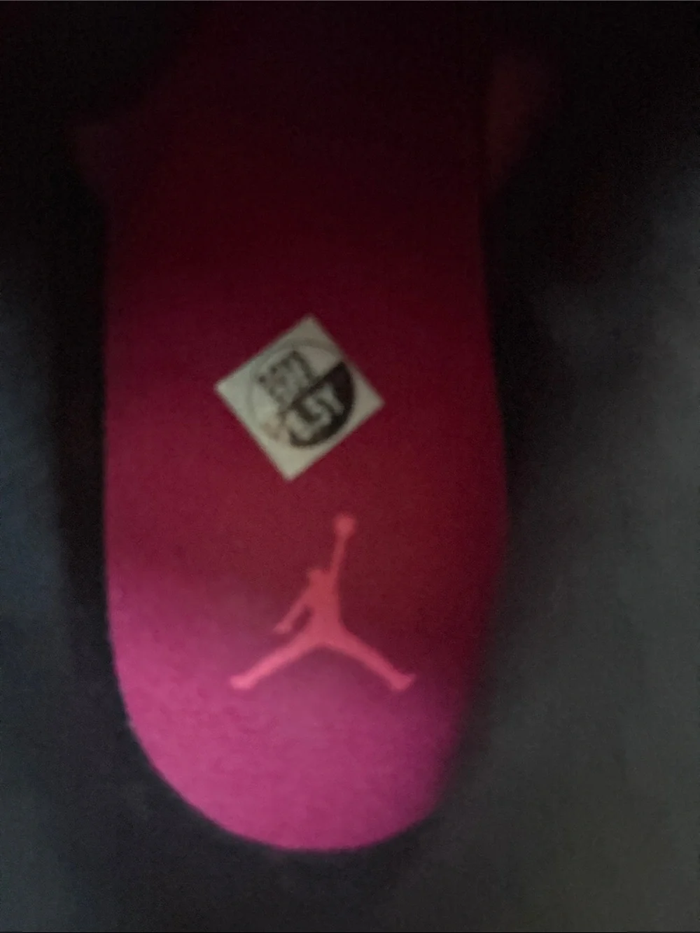 Nike Air Jordan 1 Mid GS Black Pink Crimson Atmosphere Size Boys 6.5Y